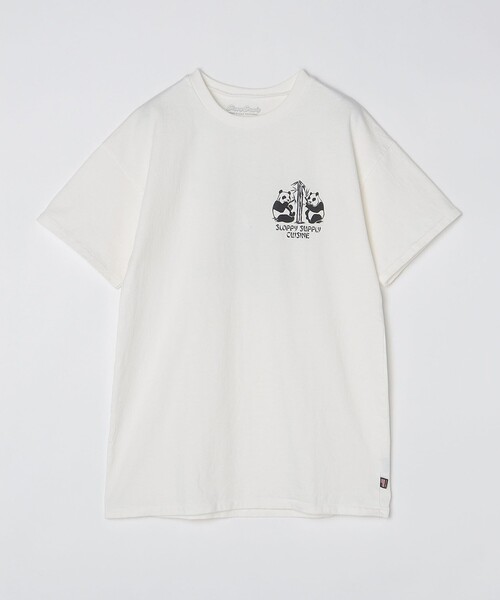 SHIPS(シップス)の「【SHIPS別注】SloppySupply: ロゴ プリント 半袖 Tシャツ(Tシャツ/カットソー・メンズ・ホワイト/ライトホワイト/ブラック・MEDIUM/LARGE/X-LARGE)」の19枚目の写真