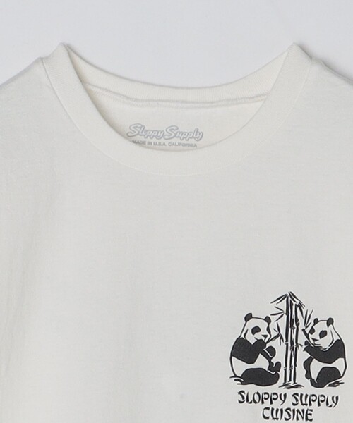 SHIPS(シップス)の「【SHIPS別注】SloppySupply: ロゴ プリント 半袖 Tシャツ(Tシャツ/カットソー・メンズ・ホワイト/ライトホワイト/ブラック・MEDIUM/LARGE/X-LARGE)」の20枚目の写真