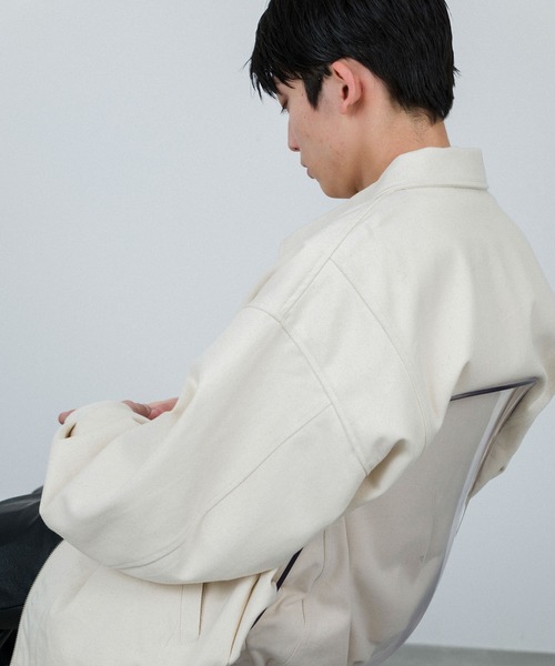  j.n.r.d（ジェー・エヌ・アール・ディー）の「j.n.r.d/ルーズジップデニムブルゾン（デニムジャケット・メンズ・ネイビー/キナリ・LL/L/M）」の18枚目の写真