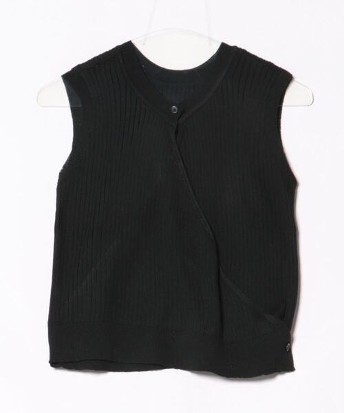 N.s(エヌドットエス)の「アシンメトリーサマーニットトップス(Tシャツ/カットソー・レディース・ベージュ/ブラック/グレー/ブルー/オートミール/ブラック系その他・FREE)」の15枚目の写真