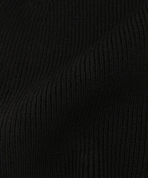 JIL SANDER(ジルサンダー)の「KNIT HAT(ニットキャップ/ビーニー・メンズ・カーキブラウン/ブラック・UNI)」の7枚目の写真