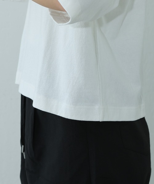 COLONY 2139（コロニートゥーワンスリーナイン）の「【新色追加】12/天竺箔プリントTシャツ（Tシャツ/カットソー・レディース・ホワイト/ブラック/チャコールグレー・FREE）」の16枚目の写真