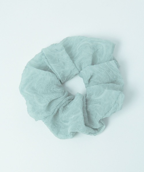 studio CLIP(スタディオクリップ)の「【daily CLIP】シアーシュシュ(シュシュ・レディース・ブラック/オフホワイト/ブルー・FREE)」の3枚目の写真