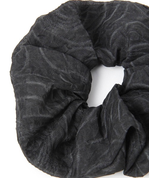 studio CLIP(スタディオクリップ)の「【daily CLIP】シアーシュシュ(シュシュ・レディース・ブラック/オフホワイト/ブルー・FREE)」の4枚目の写真