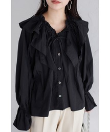【ZOZO限定】ラッフルフリルブラウス