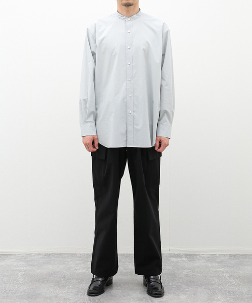 ATON(エイトン)の「【ATON / エイトン】STRETCH WOOLY NYLON PARACHUTE CARGO(カーゴパンツ・メンズ・ブラック・4/6)」の2枚目の写真