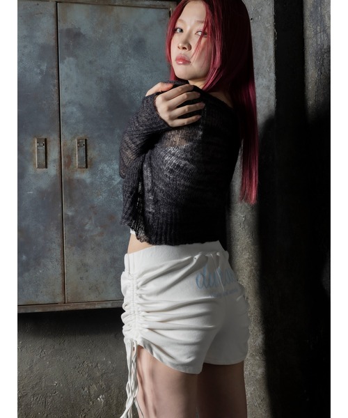 DURAS（デュラス）の「Shell button cardie（カーディガン/ボレロ・レディース・ピンク/ブラック/ブルー・FREE）」の8枚目の写真