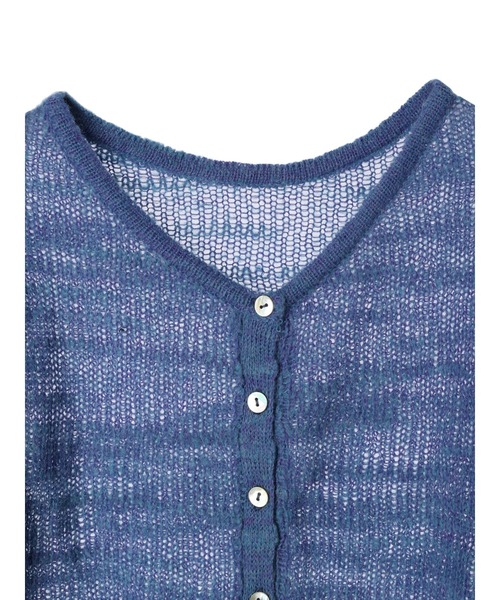 DURAS（デュラス）の「Shell button cardie（カーディガン/ボレロ・レディース・ピンク/ブラック/ブルー・FREE）」の11枚目の写真