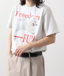 spiritoso FREEDOM FUN シートプリントTシャツ 半袖