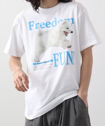 spiritoso FREEDOM FUN シートプリントTシャツ 半袖