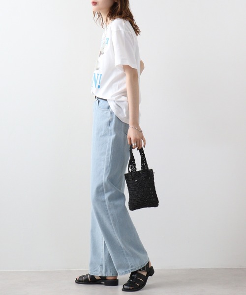 spiritoso（スピリトーゾ）の「spiritoso FREEDOM FUN シートプリントTシャツ　半袖（Tシャツ/カットソー・メンズ・ブラック/オートミール/ホワイト・L/M）」の5枚目の写真