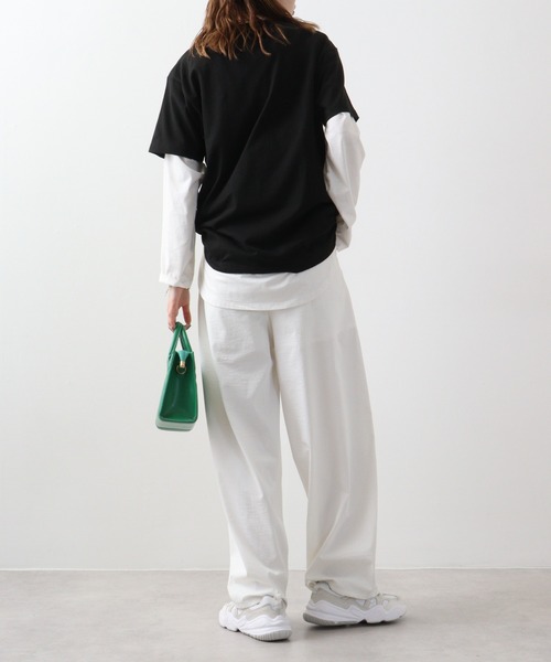 spiritoso（スピリトーゾ）の「spiritoso FREEDOM FUN シートプリントTシャツ　半袖（Tシャツ/カットソー・メンズ・ブラック/オートミール/ホワイト・L/M）」の20枚目の写真