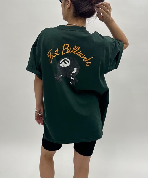 WHO'S WHO gallery（フーズフーギャラリー）の「COOPER FACTビリヤードロゴTEE（Tシャツ/カットソー・レディース・ネイビー/ホワイト系その他/グリーン/ライトグレー/オレンジ/グレー系その他/ブラック/ブラック系その他/チャコールグレー/オフホワイト・FREE）」の8枚目の写真