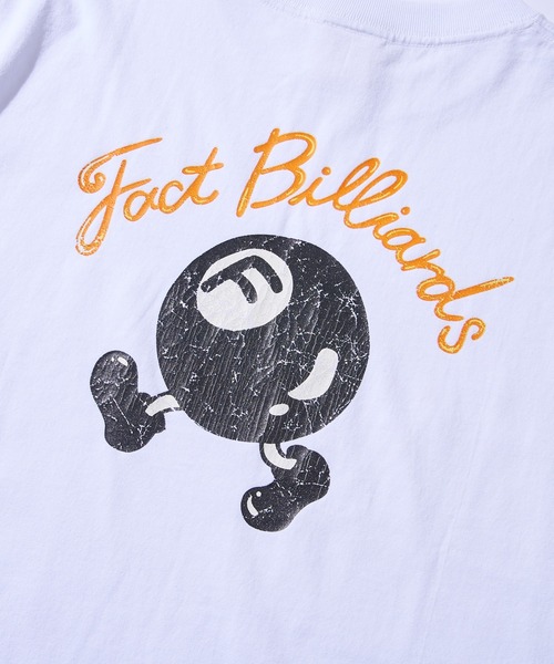 WHO'S WHO gallery（フーズフーギャラリー）の「COOPER FACTビリヤードロゴTEE（Tシャツ/カットソー・レディース・ネイビー/ホワイト系その他/グリーン/ライトグレー/オレンジ/グレー系その他/ブラック/ブラック系その他/チャコールグレー/オフホワイト・FREE）」の13枚目の写真