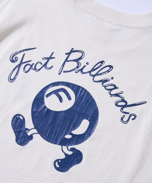 WHO'S WHO gallery（フーズフーギャラリー）の「COOPER FACTビリヤードロゴTEE（Tシャツ/カットソー・レディース・ネイビー/ホワイト系その他/グリーン/ライトグレー/オレンジ/グレー系その他/ブラック/ブラック系その他/チャコールグレー/オフホワイト・FREE）」の16枚目の写真