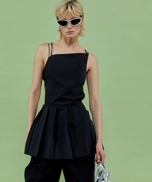 Back Open Pleats Tunic/バックオープンプリーツチュニック【MAISON SPECIAL/メゾンスペシャル】