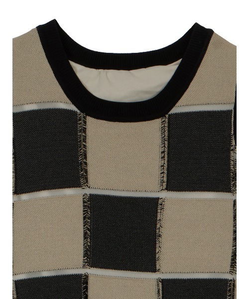 Ameri(アメリ)の「BLOCK CHECK JACQUARD DRESS(ワンピース)」 - WEAR Ameri(アメリ)の「BLOCK CHECK JACQUARD DRESS(ワンピース)」 - WEAR