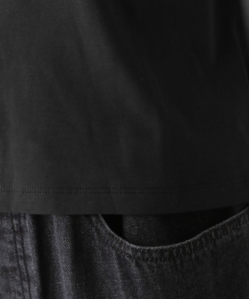 LEPSIM（レプシィム）の「コンパクトT　107381（Tシャツ/カットソー・レディース・オフホワイト/ネイビー/ブラック・FREE）」の5枚目の写真