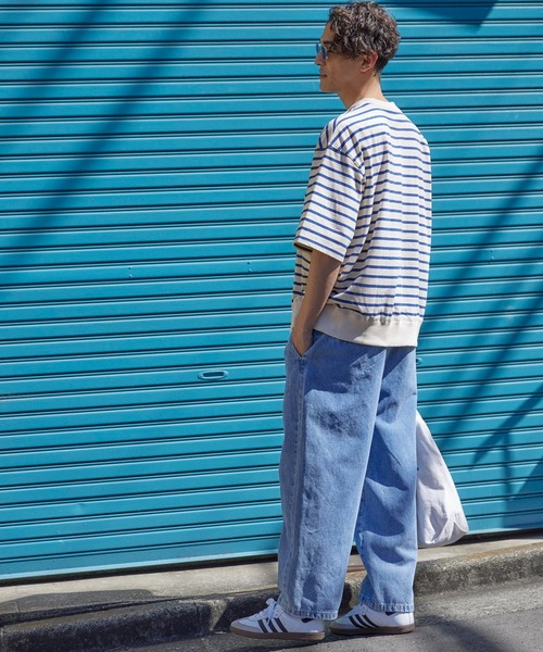 coca(coca)(コカ)の「メンズ ボーダースウェットTシャツ(Tシャツ/カットソー・メンズ・その他1・M/L)」の4枚目の写真