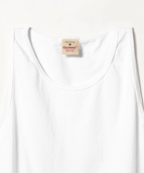 Goodwear（グッドウェア）の「Goodwear / TANK TOP（タンクトップ・メンズ・ホワイト/ブラック系その他4・LARGE/X-LARGE/MEDIUM）」の4枚目の写真