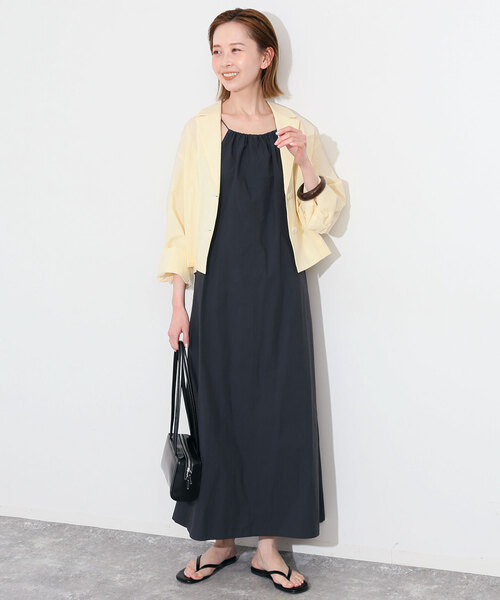 SLOBE IENA（スローブイエナ）の「サッカー ショート ジャケット（その他アウター・レディース・ブラック/イエロー・FREE）」の13枚目の写真