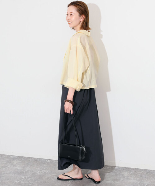 SLOBE IENA（スローブイエナ）の「サッカー ショート ジャケット（その他アウター・レディース・ブラック/イエロー・FREE）」の15枚目の写真