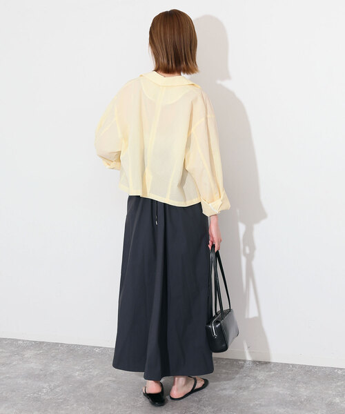 SLOBE IENA（スローブイエナ）の「サッカー ショート ジャケット（その他アウター・レディース・ブラック/イエロー・FREE）」の16枚目の写真