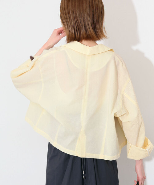 SLOBE IENA（スローブイエナ）の「サッカー ショート ジャケット（その他アウター・レディース・ブラック/イエロー・FREE）」の22枚目の写真