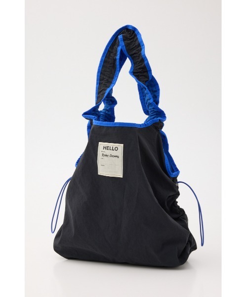 RODEO CROWNS WIDE BOWL（ロデオクラウンズワイドボウル）の「フリルトートバッグ（トートバッグ・レディース・ホワイト系その他/シルバー/ブラック・FREE）」の7枚目の写真