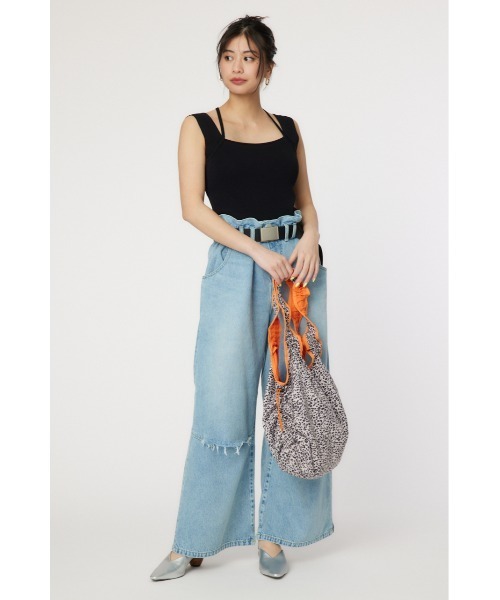 RODEO CROWNS WIDE BOWL（ロデオクラウンズワイドボウル）の「フリルトートバッグ（トートバッグ・レディース・ホワイト系その他/シルバー/ブラック・FREE）」の22枚目の写真