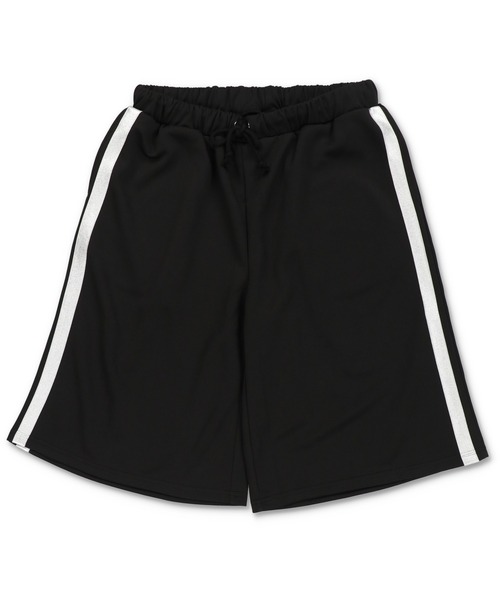 DARRDY(ダーディー)の「【DARRDY/ダーディー】シルバーライン配色ジャージハーフパンツ / セットアップ対応(その他パンツ・レディース・ブラック/グレー/サックスブルー・ONESIZE)」の4枚目の写真