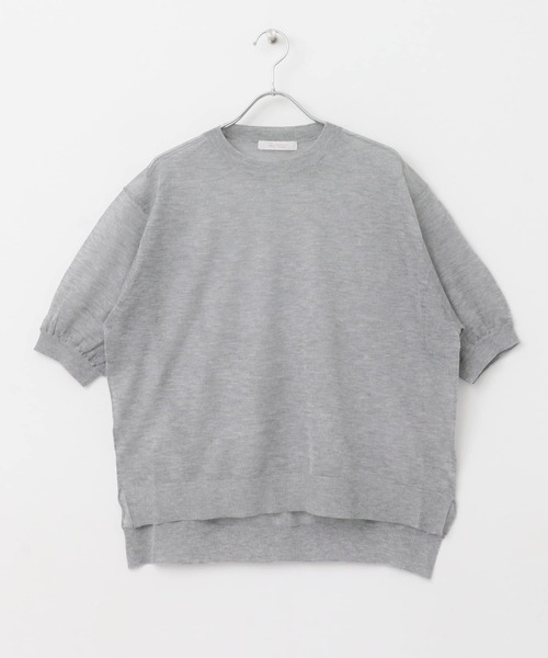 F by ROSSO（エフバイロッソ）の「F by ROSSO　シアーパフスリーブニット（ニット/セーター・レディース・シルバー/ブルー系その他/グリーン系その他/ブロンズ・FREE）」の21枚目の写真