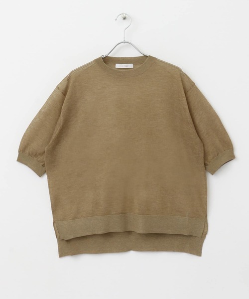 F by ROSSO（エフバイロッソ）の「F by ROSSO　シアーパフスリーブニット（ニット/セーター・レディース・シルバー/ブルー系その他/グリーン系その他/ブロンズ・FREE）」の15枚目の写真