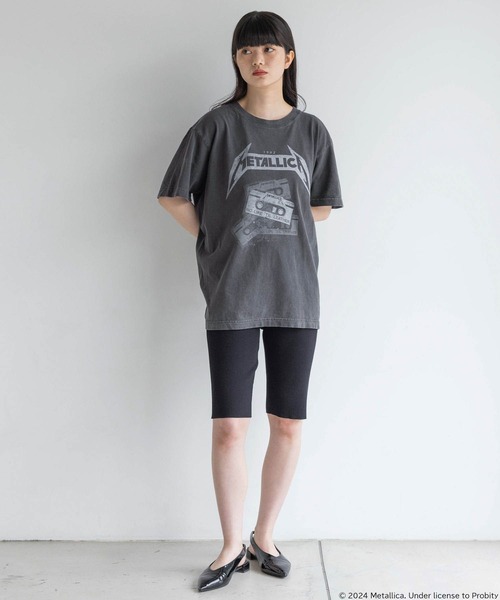 yuw（ユウ）の「ＭＥＴＡＬＬＩＣＡ　Ｔｅｅ 113591（Tシャツ/カットソー・レディース・ブラック系その他/ブラック・FREE）」の3枚目の写真