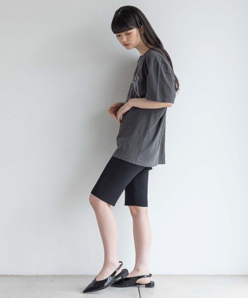 yuw（ユウ）の「ＭＥＴＡＬＬＩＣＡ　Ｔｅｅ 113591（Tシャツ/カットソー・レディース・ブラック系その他/ブラック・FREE）」の5枚目の写真