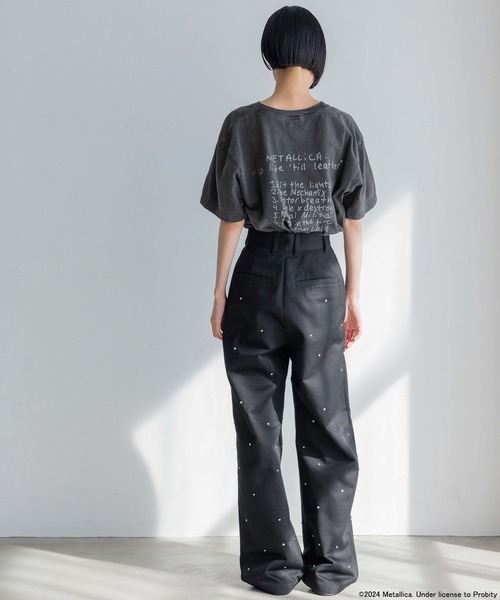 yuw（ユウ）の「ＭＥＴＡＬＬＩＣＡ　Ｔｅｅ 113591（Tシャツ/カットソー・レディース・ブラック系その他/ブラック・FREE）」の13枚目の写真