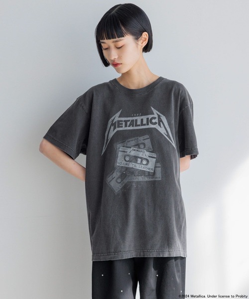 yuw（ユウ）の「ＭＥＴＡＬＬＩＣＡ　Ｔｅｅ 113591（Tシャツ/カットソー・レディース・ブラック系その他/ブラック・FREE）」の14枚目の写真