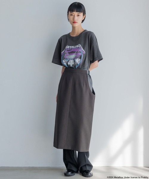 yuw（ユウ）の「ＭＥＴＡＬＬＩＣＡ　Ｔｅｅ 113591（Tシャツ/カットソー・レディース・ブラック系その他/ブラック・FREE）」の18枚目の写真