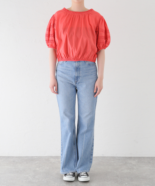 merlette（マーレット）の「【MERLETTE/マーレット】MAGERE 3910700022（シャツ/ブラウス・レディース・レッド・SMALL/X-SMALL）」の12枚目の写真