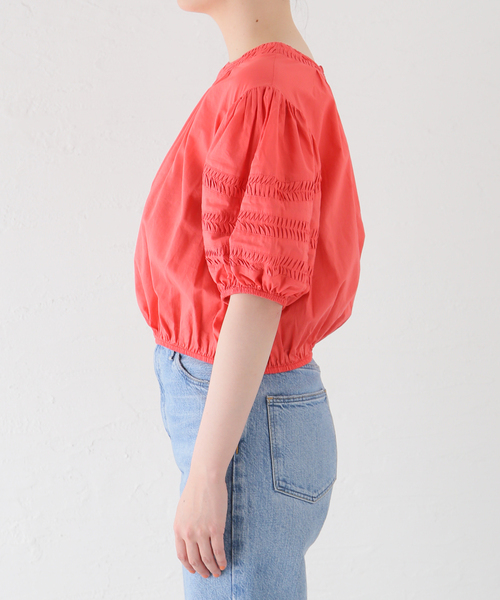 merlette（マーレット）の「【MERLETTE/マーレット】MAGERE 3910700022（シャツ/ブラウス・レディース・レッド・SMALL/X-SMALL）」の14枚目の写真