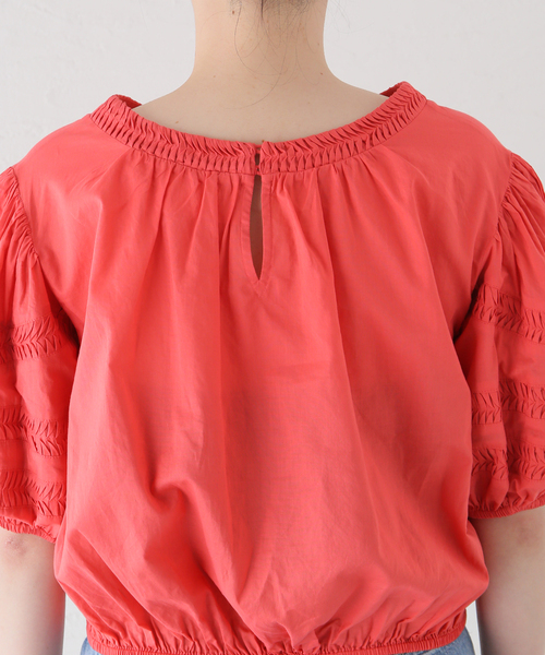 merlette（マーレット）の「【MERLETTE/マーレット】MAGERE 3910700022（シャツ/ブラウス・レディース・レッド・SMALL/X-SMALL）」の2枚目の写真