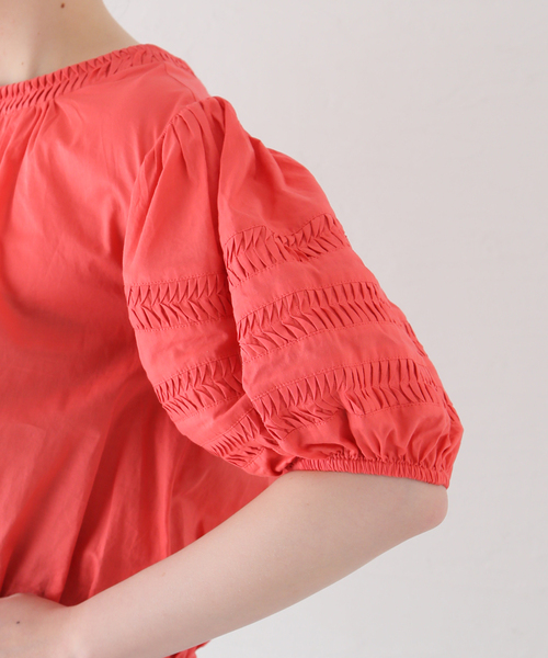 merlette（マーレット）の「【MERLETTE/マーレット】MAGERE 3910700022（シャツ/ブラウス・レディース・レッド・SMALL/X-SMALL）」の5枚目の写真