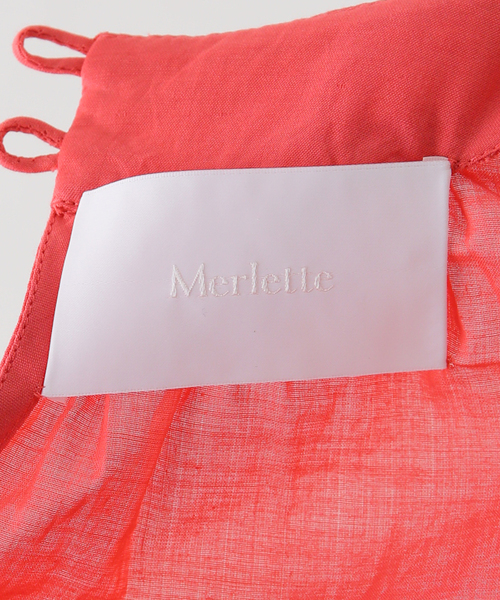 merlette（マーレット）の「【MERLETTE/マーレット】MAGERE 3910700022（シャツ/ブラウス・レディース・レッド・SMALL/X-SMALL）」の8枚目の写真