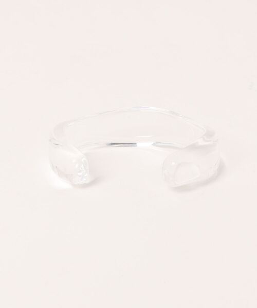 tone（トーン）の「【Kukulu TOKYO】ウェーブ アクリル バングル（バングル/リストバンド・レディース・ピンク/アイボリー/クリア・FREE）」の7枚目の写真
