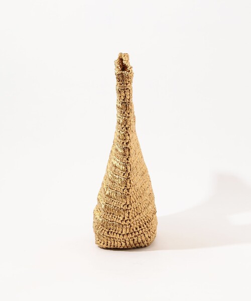 CATERINA BERTINI（カテリーナベルティーニ）の「Caterina Bertini クロシェかごバッグ（ハンドバッグ・レディース・ブラック/ゴールド・FREE）」の11枚目の写真