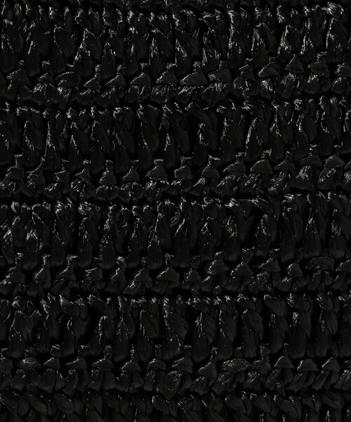 CATERINA BERTINI（カテリーナベルティーニ）の「Caterina Bertini クロシェかごバッグ（ハンドバッグ・レディース・ブラック/ゴールド・FREE）」の3枚目の写真