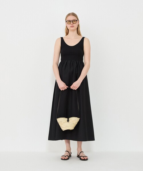 KECH LeS ESSENTIELS（ケッシュルエッセンシャル）の「KECH LES ESSENTIELS ラフィア ミニショルダーバッグ（かごバッグ・レディース・ブラック/キャメル・FREE）」の10枚目の写真