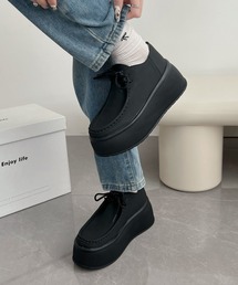 Shoes in Closet（シューズインクローゼット）の「厚底 プラットフォーム  スニーカーライク NEO モカシン 2443（モカシン/デッキシューズ）」