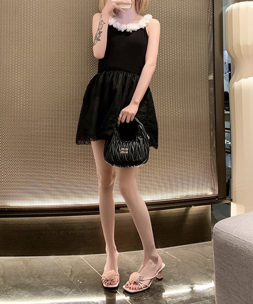 Lace Ladies(レースレディース)の「コサージュ付き ナロー ストラップ ミュール サンダル(サンダル・レディース・ピンク/パープル・ 25/24.5/24/23.5/23/22.5)」の14枚目の写真