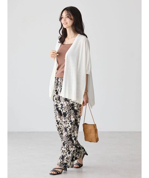 新品　♡ AMERI ポンチョ　ボレロ　ニット　ベージュ AMERICAN HOLIC（アメリカンホリック）の「ポンチョ風ニット